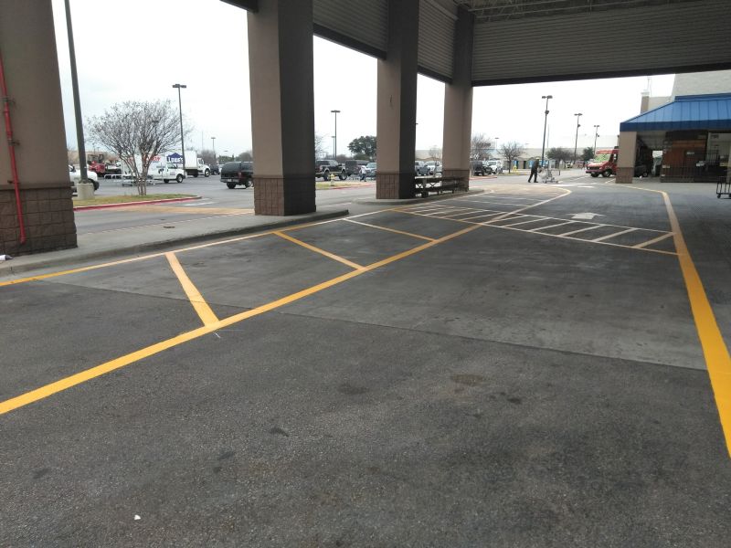 Parking Lot Striping - Lowes