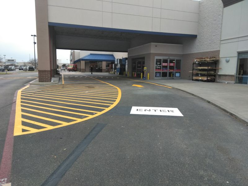 Parking Lot Striping - Lowes