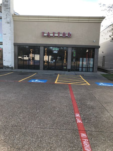 Parking Lot Striping - Evans Vacuum