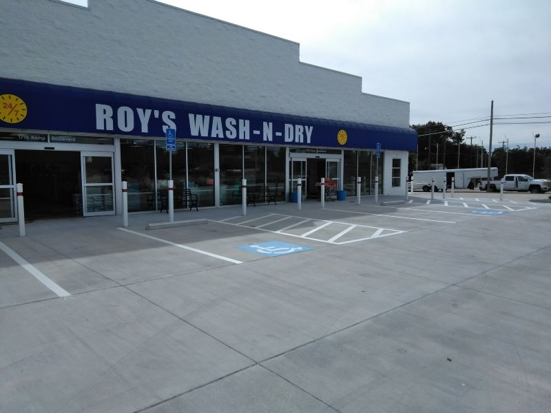 Parking Lot Striping - Roys Wash N' Dry