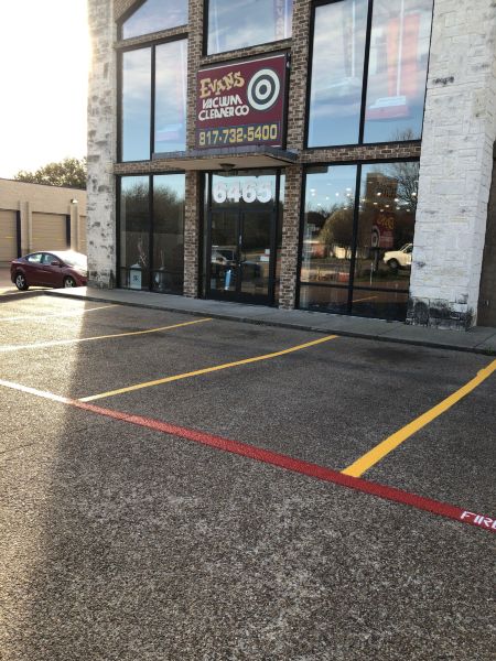 Parking Lot Striping - Evans Vacuum