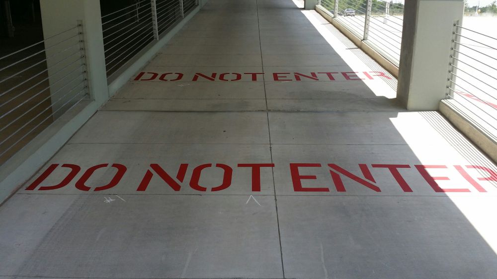 Parking Lot Striping - Toyota of Plano