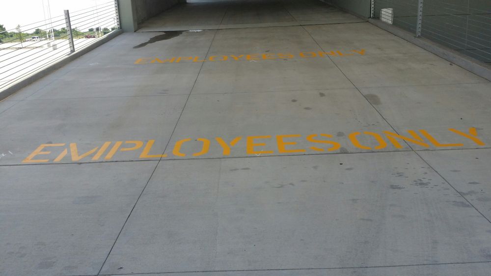 Parking Lot Striping - Toyota of Plano