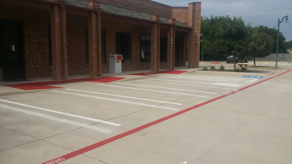 Parking Lot Striping - The Boat Club