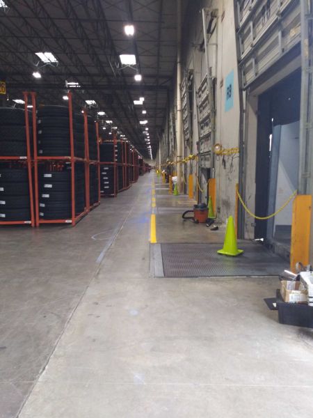 Warehouse Striping - Bridgestone Firestone