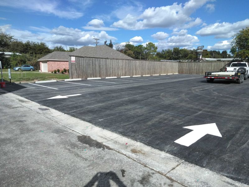 Wheelstops - Standard Wheelstop & Striping