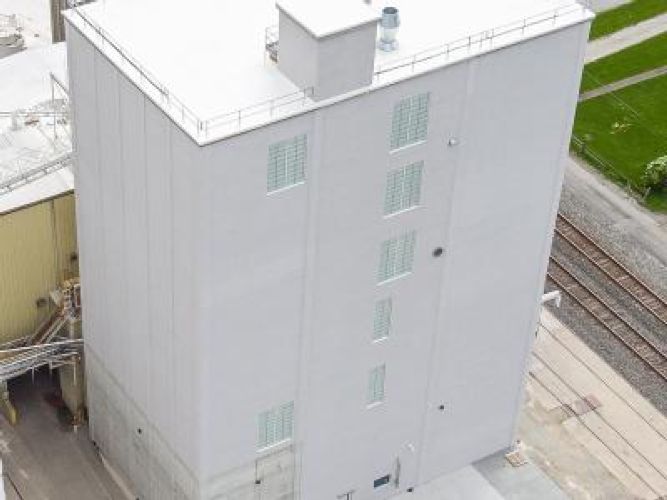 Flour Storage Tower & Truck Loadout Siemer Milling by Todd & Sargent