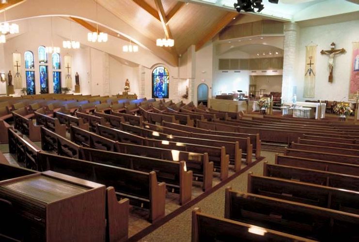 Santa Cruz Catholic Church by Imperial Woodworks Inc. in Buda TX