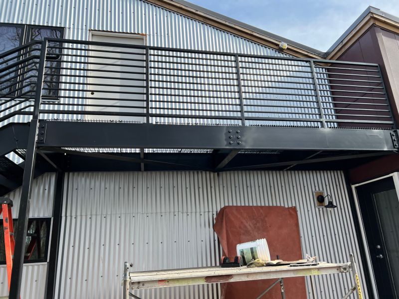 Metal Stairs and Cat Walk