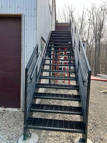 Metal Stairs and Cat Walk