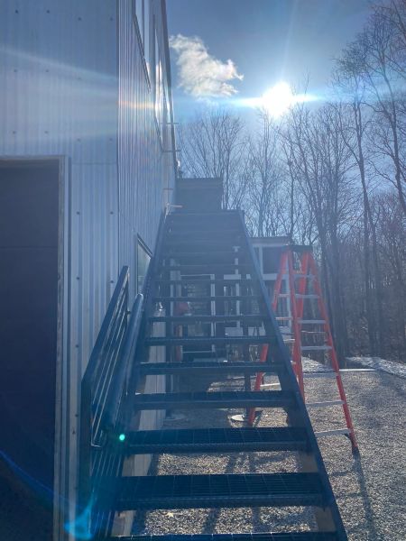 Metal Stairs and Cat Walk