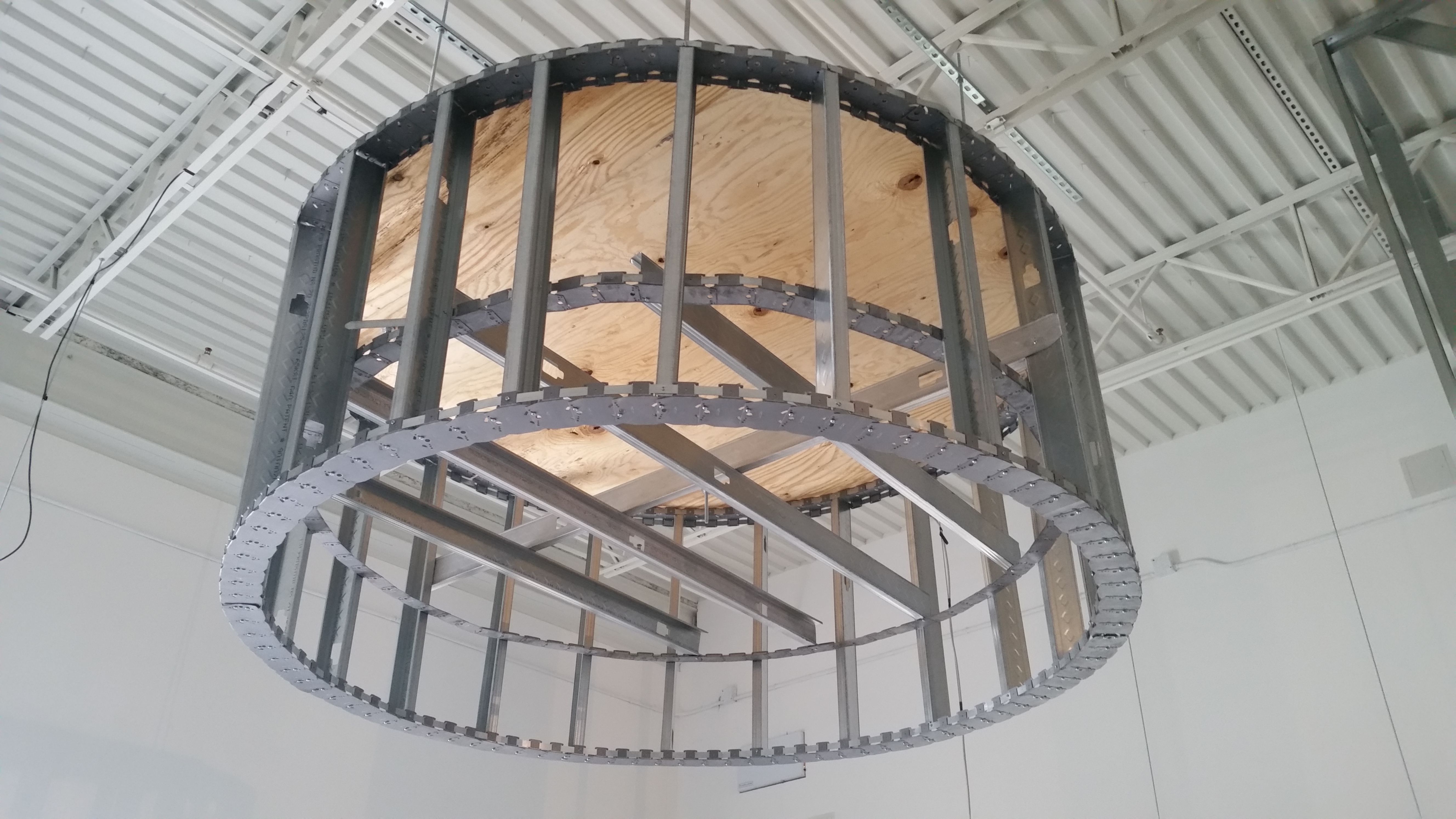 Houston Professional Contractors Suspended Radius Framing Image ProView