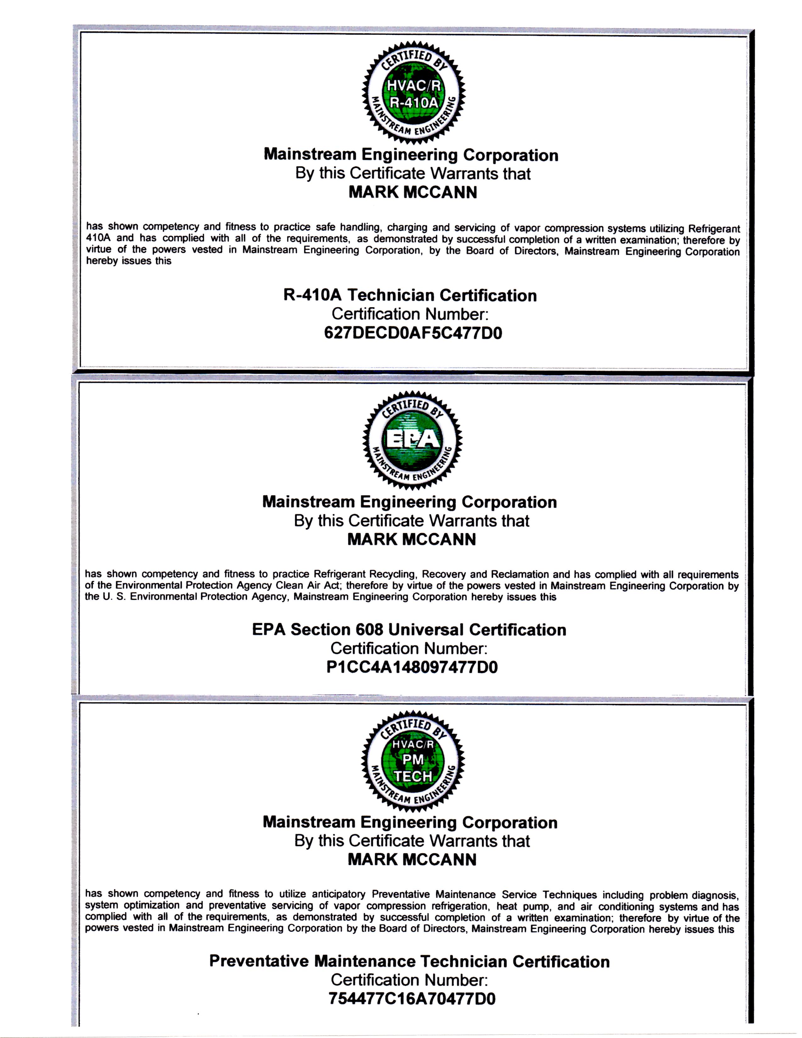 5 Star Air Conditioning & Heating LLC Licenses, Insurance, Bonding