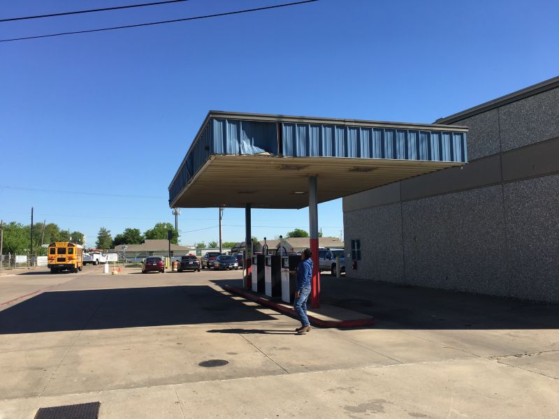 Crowley ISD Canopy Before Repairs