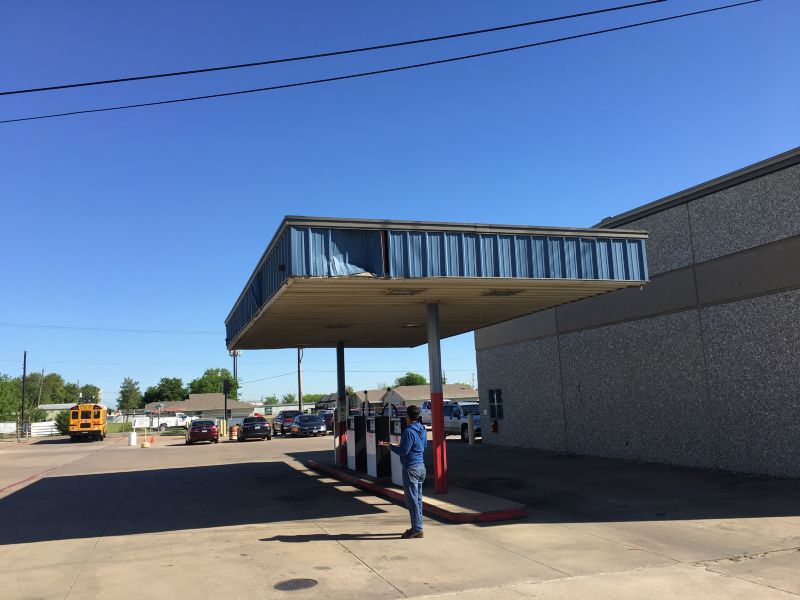 Crowley ISD Canopy Before Repairs