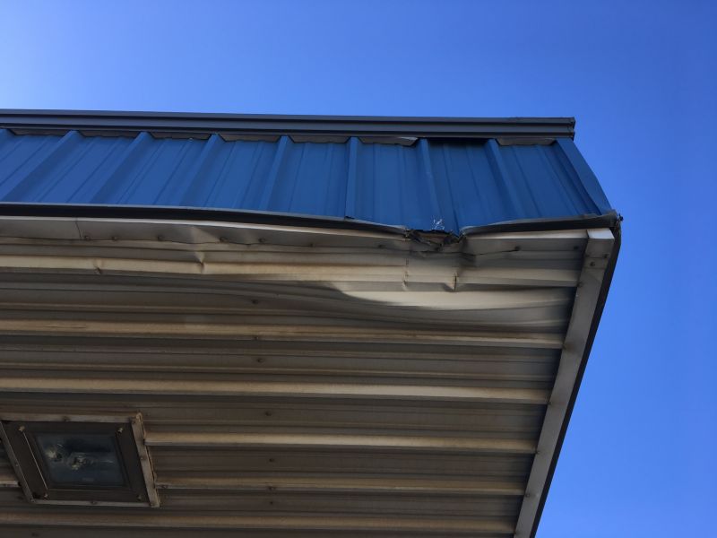 Crowley ISD Canopy Before Repairs