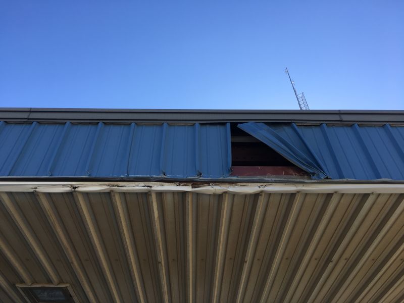 Crowley ISD Canopy Before Repairs