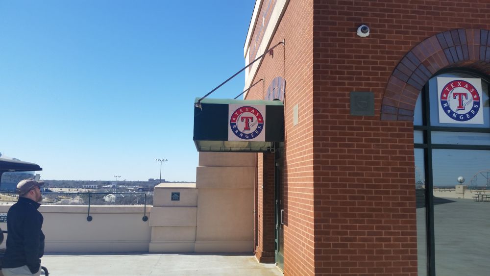 Existing dome awning needing cover to be replaced