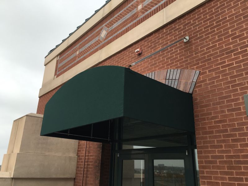 Existing dome awning needing cover to be replaced