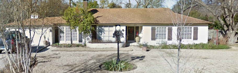 Residential Striped Awnings