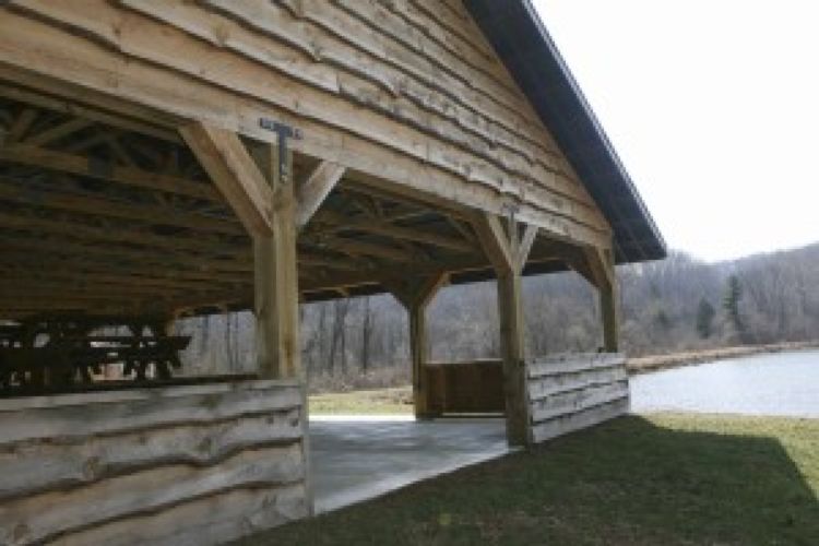 Ligonier Camp & Conference Center Lakeside Pavilion Building by in