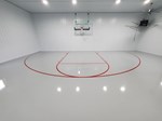Custom Basketball Court - Epoxy