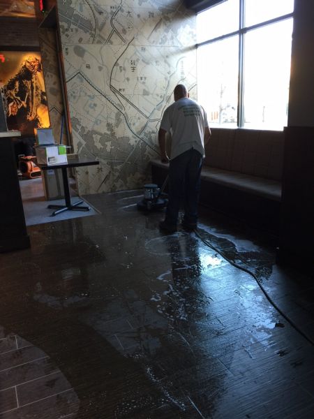 Blue Sushi Final Post Construction Cleaning in Dallas, Texas