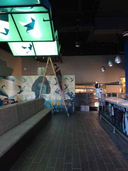 Blue Sushi Final Post Construction Cleaning in Dallas, Texas