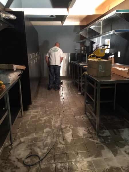 Blue Sushi Final Post Construction Cleaning in Dallas, Texas
