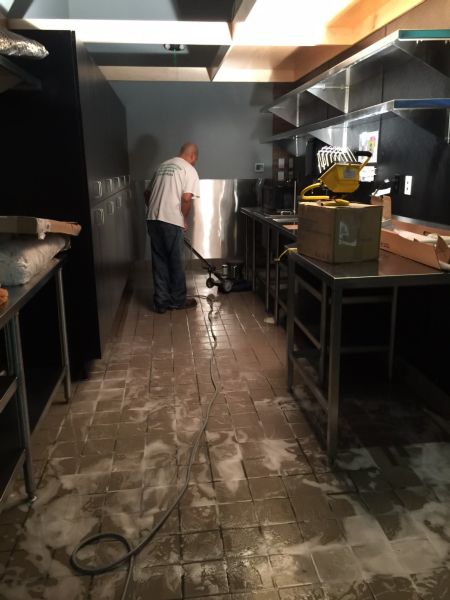 Blue Sushi Final Post Construction Cleaning in Dallas, Texas
