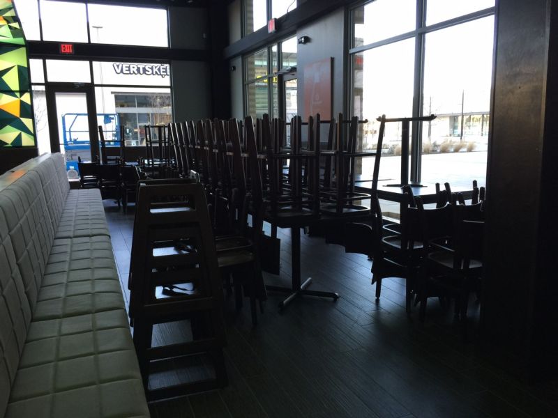 Blue Sushi Final Post Construction Cleaning in Dallas, Texas