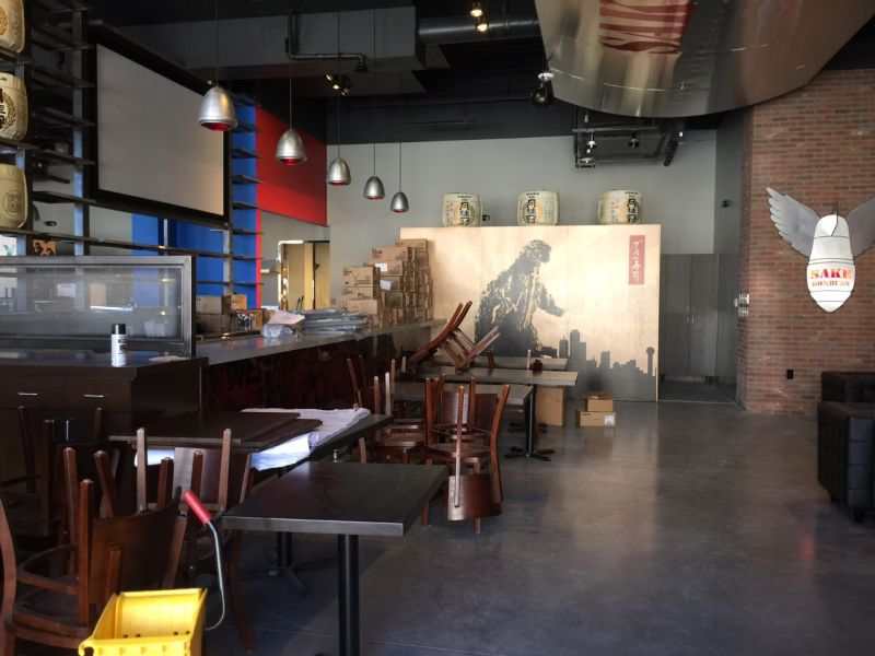 Blue Sushi Final Post Construction Cleaning in Dallas, Texas