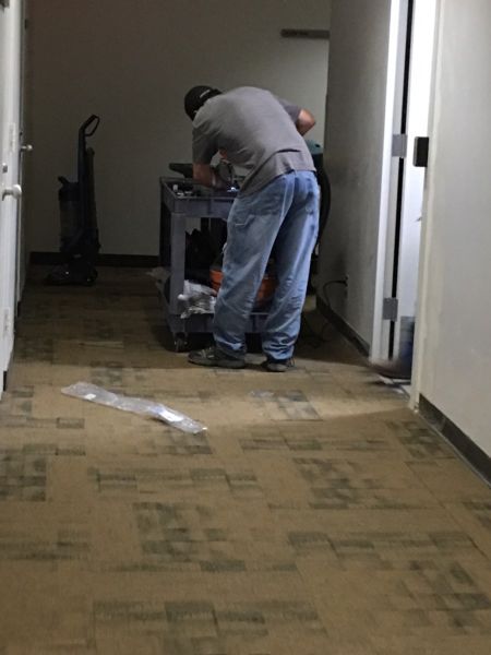 Fritz Latham Federal Building in Fort Worth TX-Rough Construction Clean Up