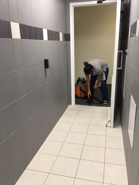 Fritz Latham Federal Building in Fort Worth TX-Rough Construction Clean Up