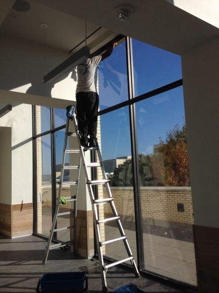Rough Post Construction Cleaning in a Restaurant at Northpark Mall in Dallas, TX