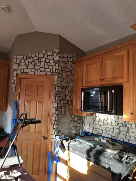Kitchen Remodel and Inteior Fireplace Remodel
