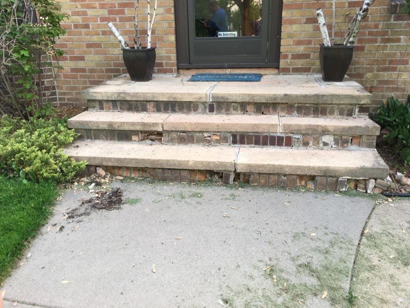 Natural Stone Step Rebuild