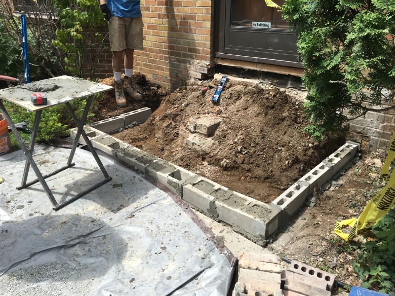 Natural Stone Step Rebuild