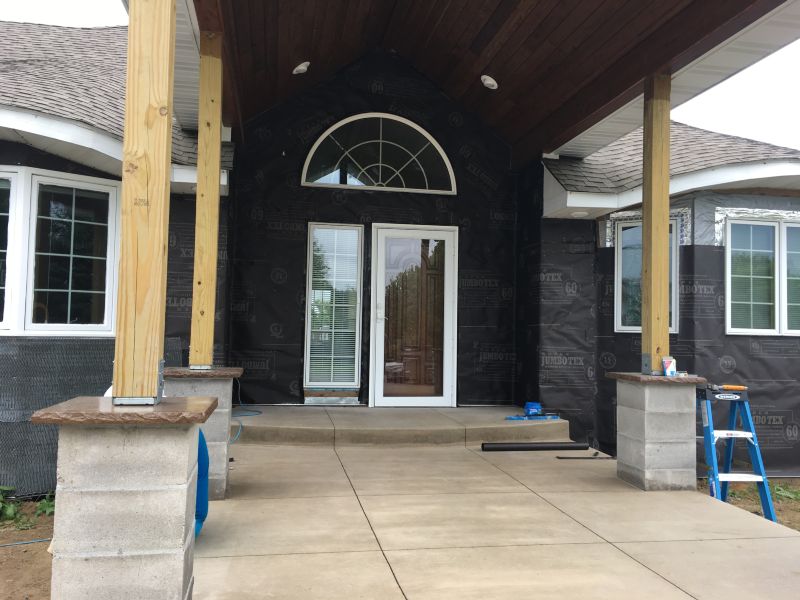 Nowthen Exterior, and Interior "Fireplace "Remodel 