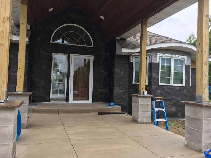 Nowthen Exterior, and Interior "Fireplace "Remodel 