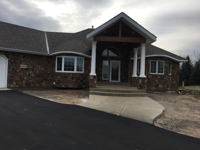 Nowthen Exterior, and Interior "Fireplace "Remodel 