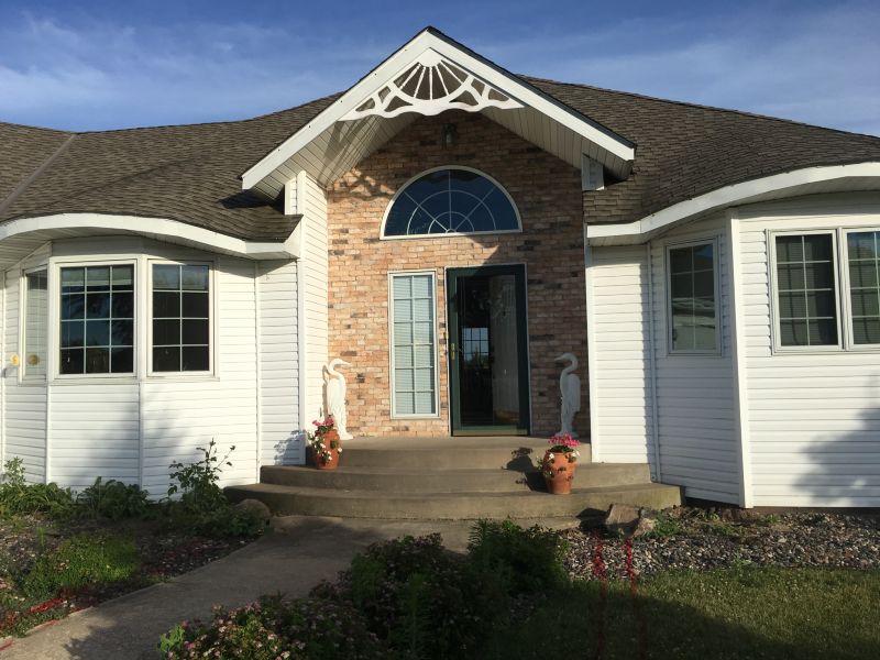 Nowthen Exterior, and Interior "Fireplace "Remodel 