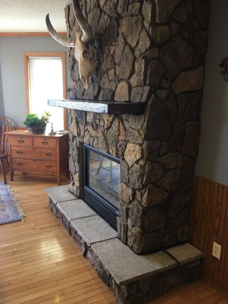 Nowthen Exterior, and Interior "Fireplace "Remodel 