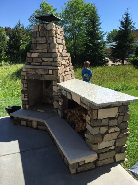 Outdoor Fireplace