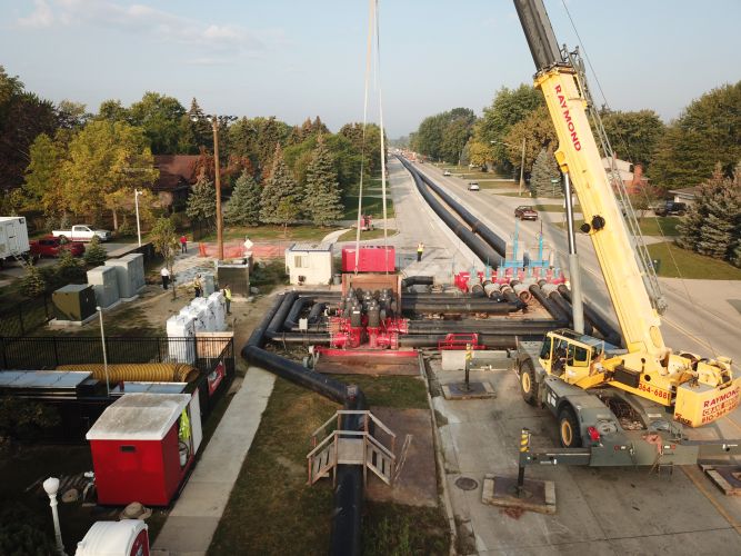 Fraser, MI Sinkhole by in Fraser, MI ProView