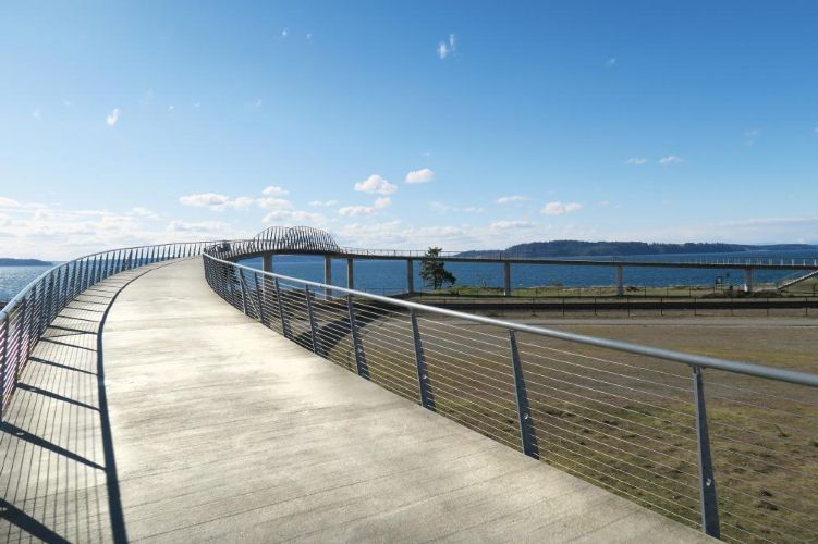 Chambers Creek Properties North Dock Pedestrian Overpass by Pease