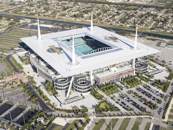 Hard Rock Stadium renovations finished in time for game Thursday