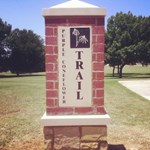 Town of Flower Mound Trail Marker Monument