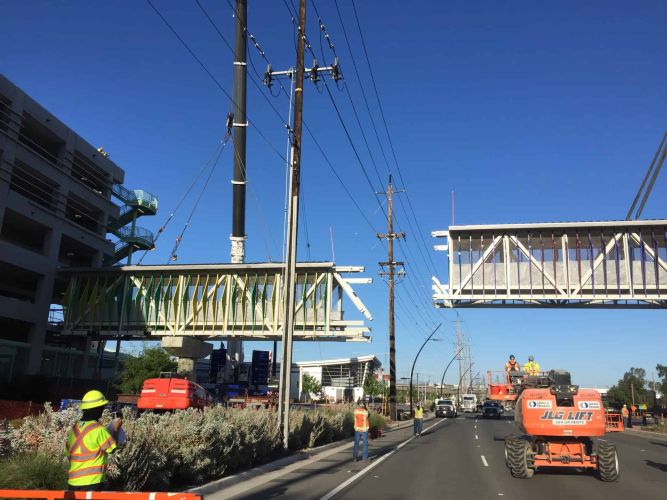 Montague Expressway Pedestrian Overcrossing by DMZ Builders in Milpitas ...