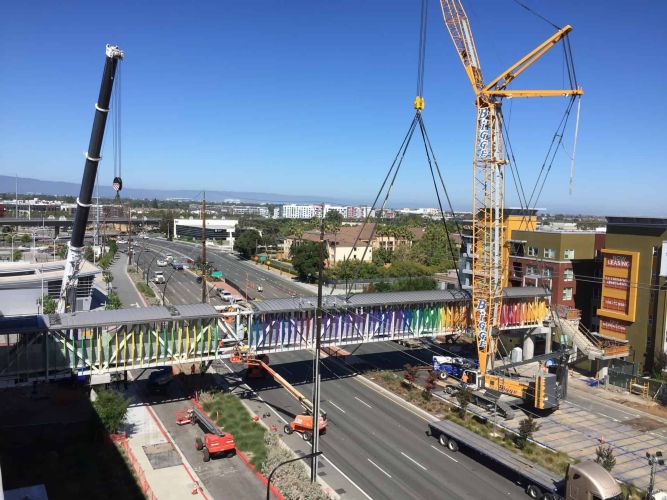 Montague Expressway Pedestrian Overcrossing by DMZ Builders in Milpitas, CA ProView